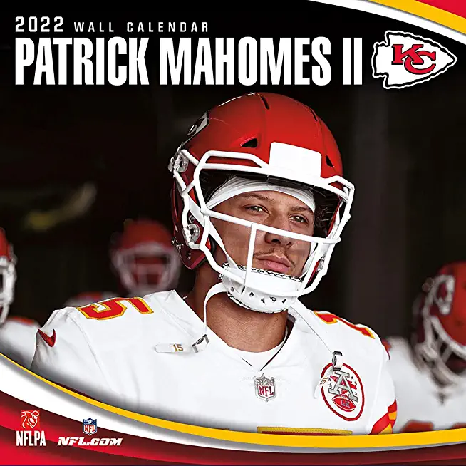 Kansas City Chiefs Patrick Mahomes 2022 12x12 Player Wall Calendar