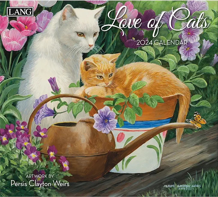Love of Cats 2024 Wall Calendar