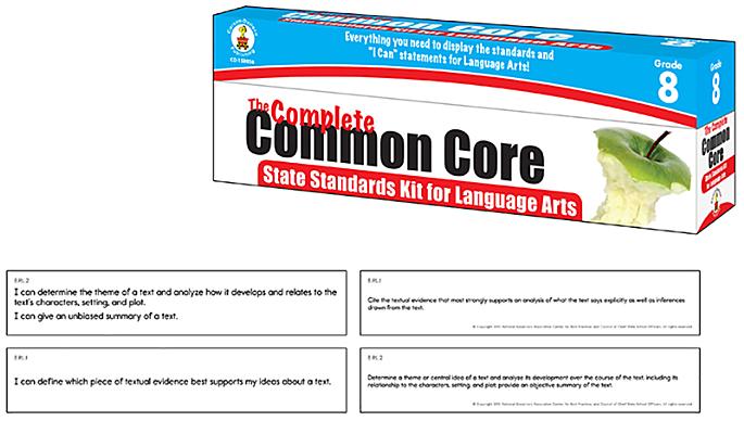 The Complete Common Core State Standards Kit for Language Arts, Grade 8