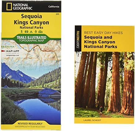 Best Easy Day Hiking Guide and Trail Map Bundle: Sequoia and Kings Canyon National Parks [With Map]