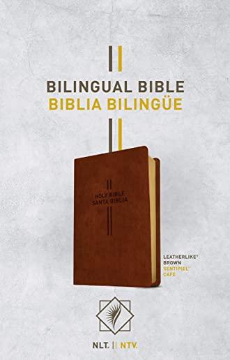 Bilingual Bible / Biblia BilingÃ¼e Nlt/Ntv (Leatherlike, Brown)