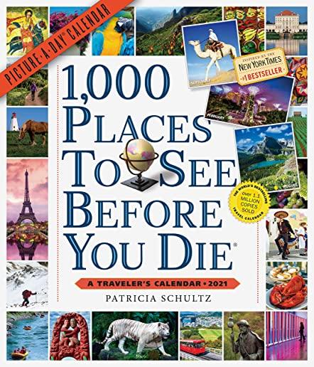 1,000 Places to See Picture-A-Day Wall Calendar 2021