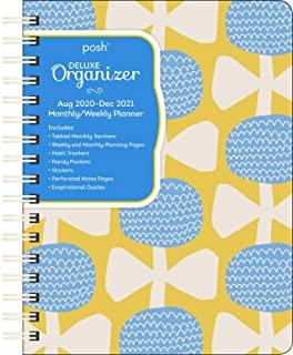 Posh: Deluxe Organizer 17-Month 2020-2021 Monthly/Weekly Planner Calendar: Blossoms and Bows