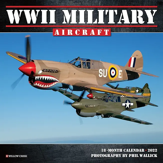 WWII Military Aircraft 2022 Mini Wall Calendar