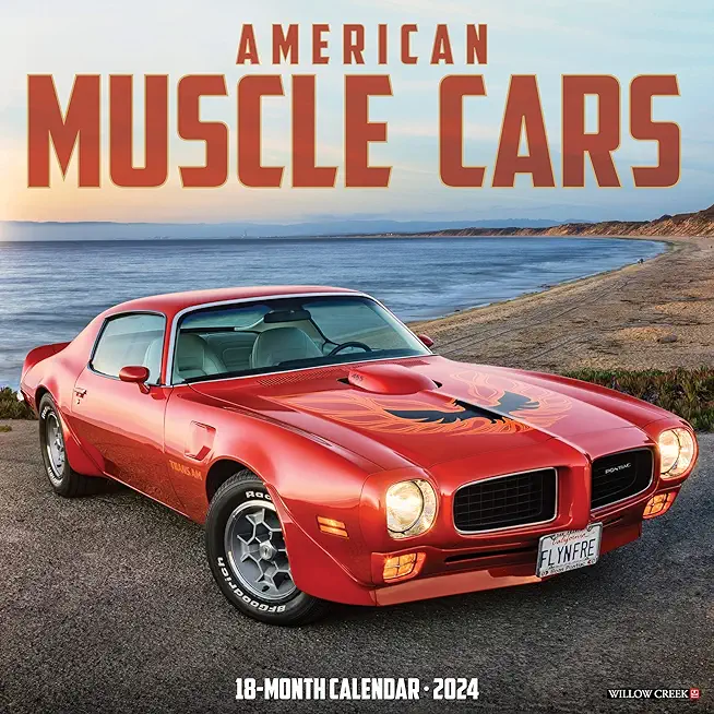 American Muscle Cars 2024 12 X 12 Wall Calendar