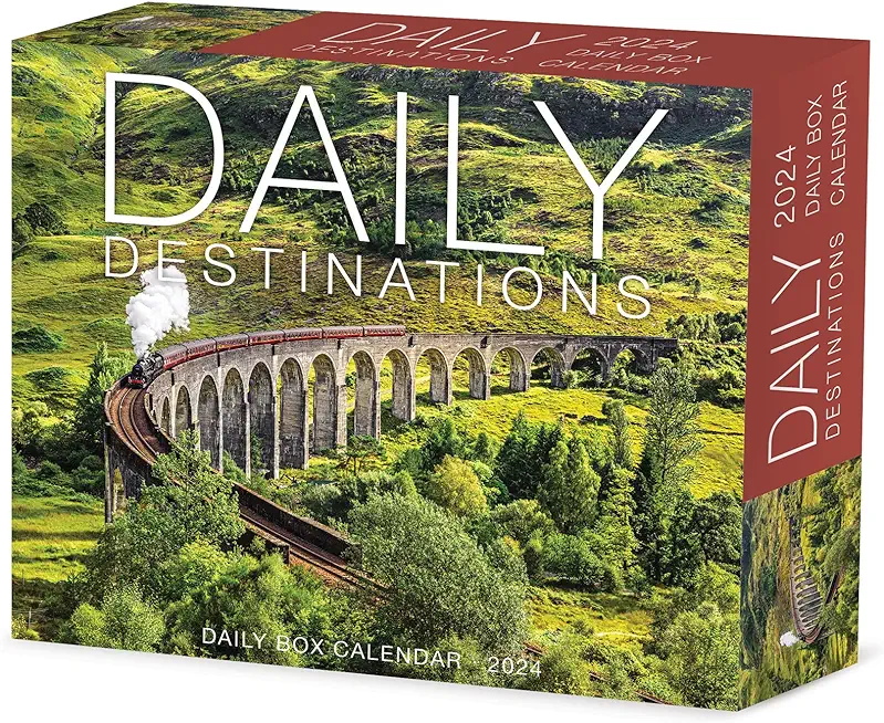 Daily Destinations 2024 6.2 X 5.4 Box Calendar