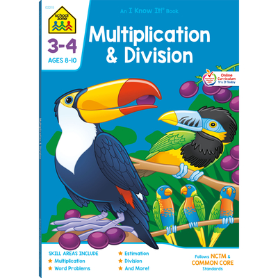 Multiplication & Division 3-4 Deluxe Edition Workbook