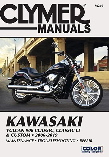 Kawasaki Vulcan 900 Classic, Classic LT & Custom 2006 - 2019: Clymer Manuals: Maintenance - Troubleshooting - Repair