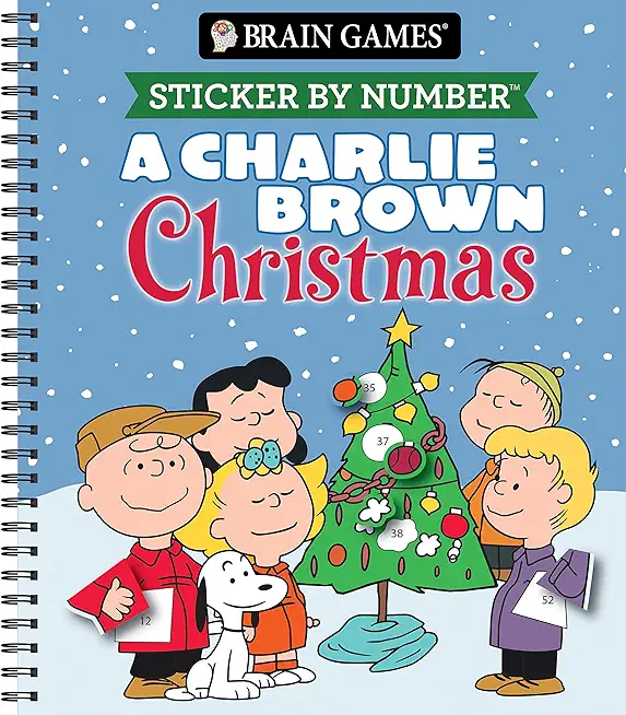 Brain Games - Sticker by Number: A Charlie Brown Christmas