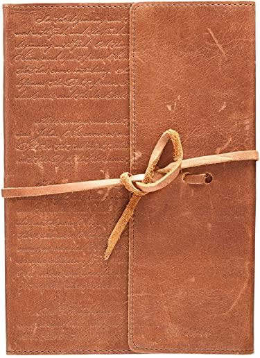 Journals Classic Full Grain Genuine Leather W/Wrap Brown
