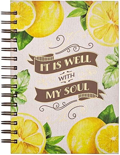 Journal Wirebound Lemon Well with My Soul