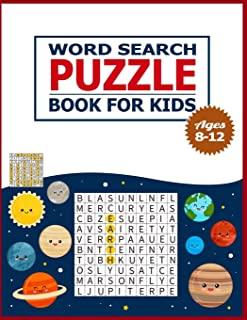 Word Search Puzzle Book for Kids Ages 8-12: 50 Large print word search puzzle for kids.(with Solution)