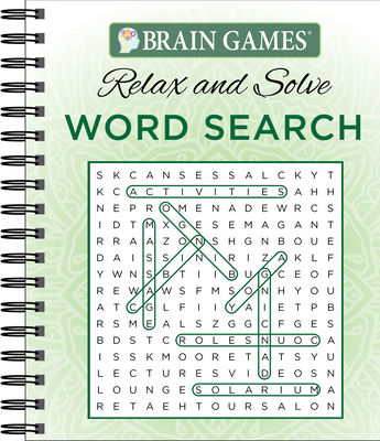 Brain Games Relax N Solve Word Searches