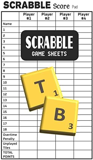 Scrabble Game Sheets: Scrabble Score Pad Book - Pocket Size 5