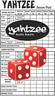 Yahtzee Score Sheets: 100 Yahtzee Score Pads * 5 x 8 Inches