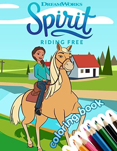 Spirit Riding Free Coloring Book: Spirit Riding Coloring Book With 55 Awesome Exclusive Images
