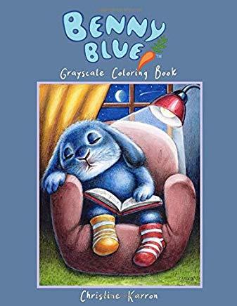 Benny Blue Grayscale Coloring Book