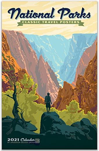 Cal 2021- National Parks Posters Deluxe Wall