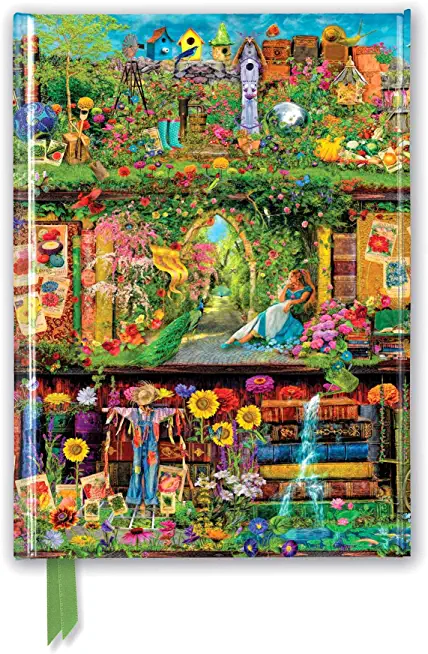 Aimee Stewart: Garden Bookshelves (Foiled Journal)