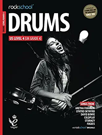 Rockschool Drums Grade 4 2018+ Book/Online Audio