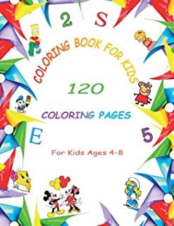 Coloring Book For kids: 120 Coloring Pages For kids Ages 4-8