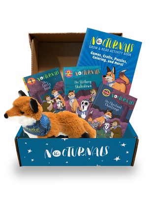 The Nocturnals Grow & Read Activity Box: Early Readers, Plush Toy and Activity Book -Level 1-3