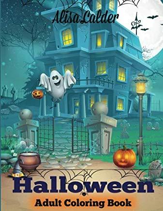 Halloween Coloring Book: Halloween Adult Coloring Book