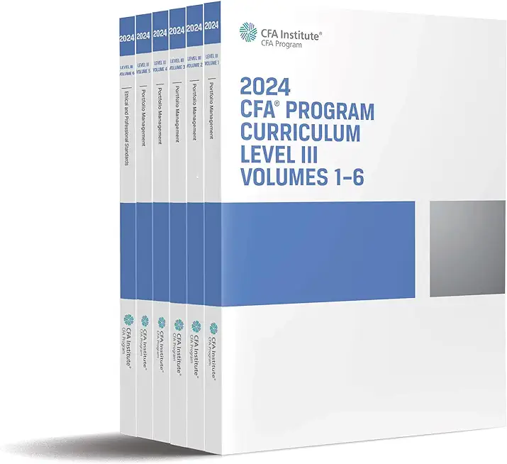 2024 Cfa Program Curriculum Level III Box Set