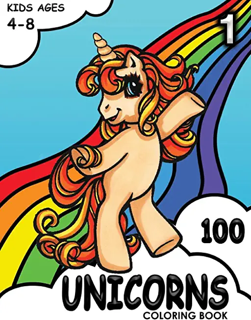 100 Unicorns #1 Coloring Book