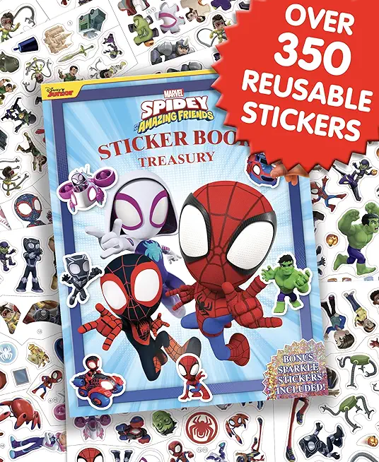 Marvel Spidey & Amaz. Friends Sticker Book Treasury