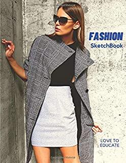 Fashion SketchBook - Perfect Female Figure Models Template for Easily Sketching Your Fashion Design Planner for Fashion Designer, Professional and Beg