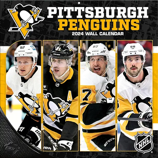Pittsburgh Penguins 2024 12x12 Team Wall Calendar