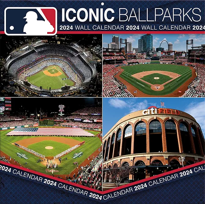 Mlb Iconic Ballparks 2024 12x12 Stadium Wall Calendar