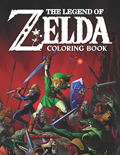 The Legend of Zelda Coloring Book: Amazing Coloring Book For Everyone With High-Quality Illustrations Of Favorite Characters zelda for Coloring And Ha
