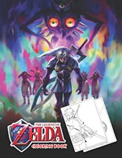 The Legend of Zelda Coloring Book: Amazing Coloring Book For Everyone With High-Quality Illustrations Of Favorite Characters zelda for Coloring And Ha