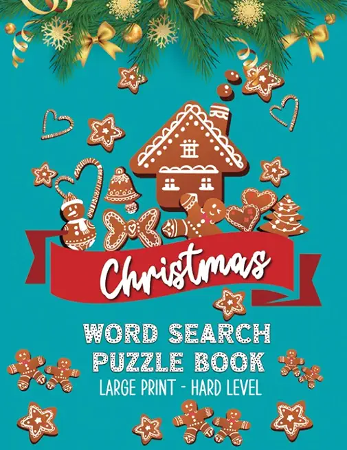Christmas Word Search Puzzle Book: Large Print Christmas Activity Book - Word Find Puzzle Book - Holiday Fun for Adults and Kids (Hard Level)