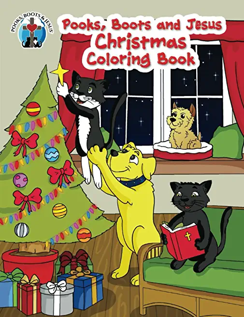 Pooks, Boots and Jesus Christmas Coloring Book