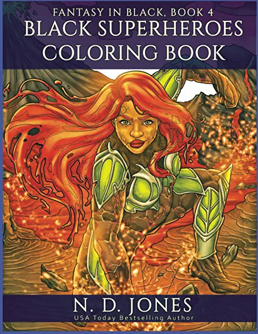 Black Superheroes Coloring Book